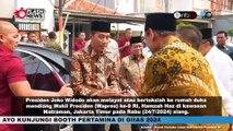 PRESIDEN JOKOWI MELAYAT KE RUMAH DUKA ALMARHUM HAMZAH HAZ MANTAN WAKIL PRESIDEN RI 2001-2004