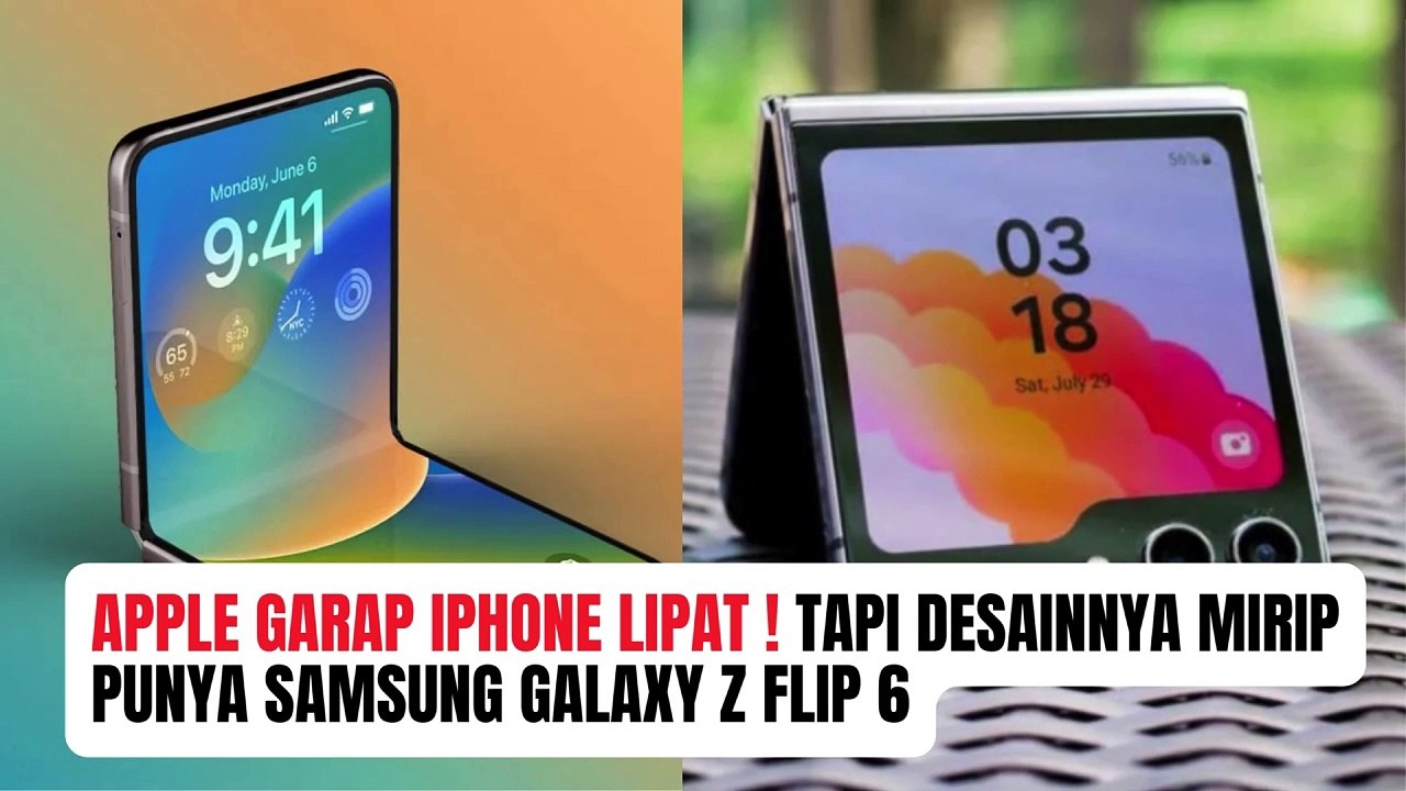 Apple Sedang Garap iPhone Lipat yang Desainnya Mirip Punya Samsung
