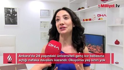 24 yaşındaki üniversiteli genç kız babasına açtığı nafaka davasını kazandı: Okuyorsa yaş sınırı yok