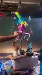 Octopark slow motion animation video