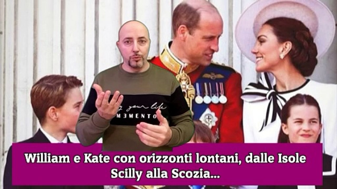 William e Kate con orizzonti lontani, dalle Isole Scilly alla Scozia...