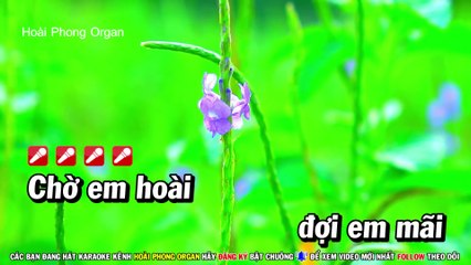 Karaoke Ru Nửa Vầng Trăng (Beat Hay) Tone Nam Nhạc Sống - Hoài Phong Organ