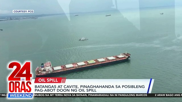 24 Oras Weekend Part 1 - Oil spill sa Bataan; mapayapang RORE mission; basurang naiwan paghupa ng baha; atbp.