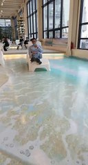 Huge surge wave nearly takes out the ocean cafe