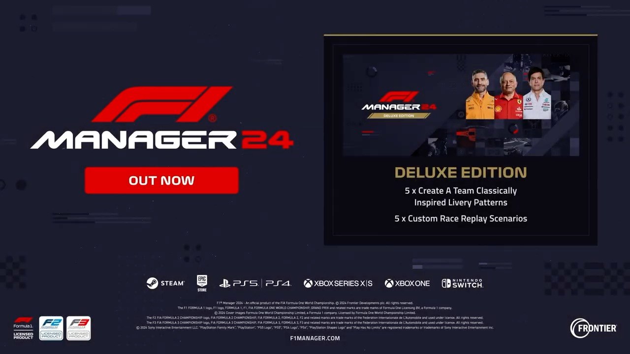 F1 Manager 24 Official Launch Trailer