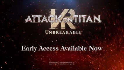 Attack on Titan VR Unbreakable Official Early Access Launch Trailer