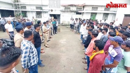 Jalna Crime News : पोलीस अधीक्षक अजयकुमार बंसल यांनी केली आरोपींची परेड