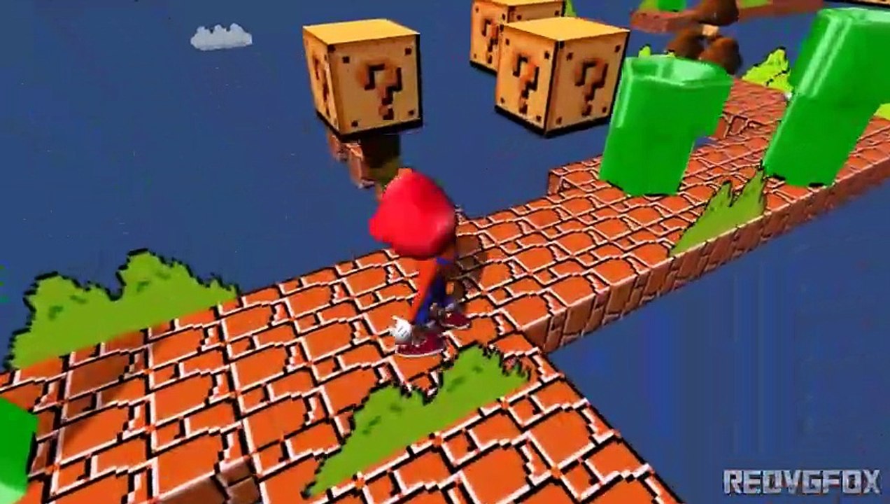 Crash Bandicoot in Super Mario Bros