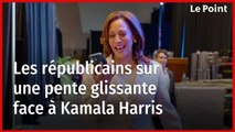 Les républicains sur une pente glissante face à Kamala Harris