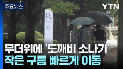 "스콜 아닙니다"...무더위 속 '도깨비 소나기' / YTN