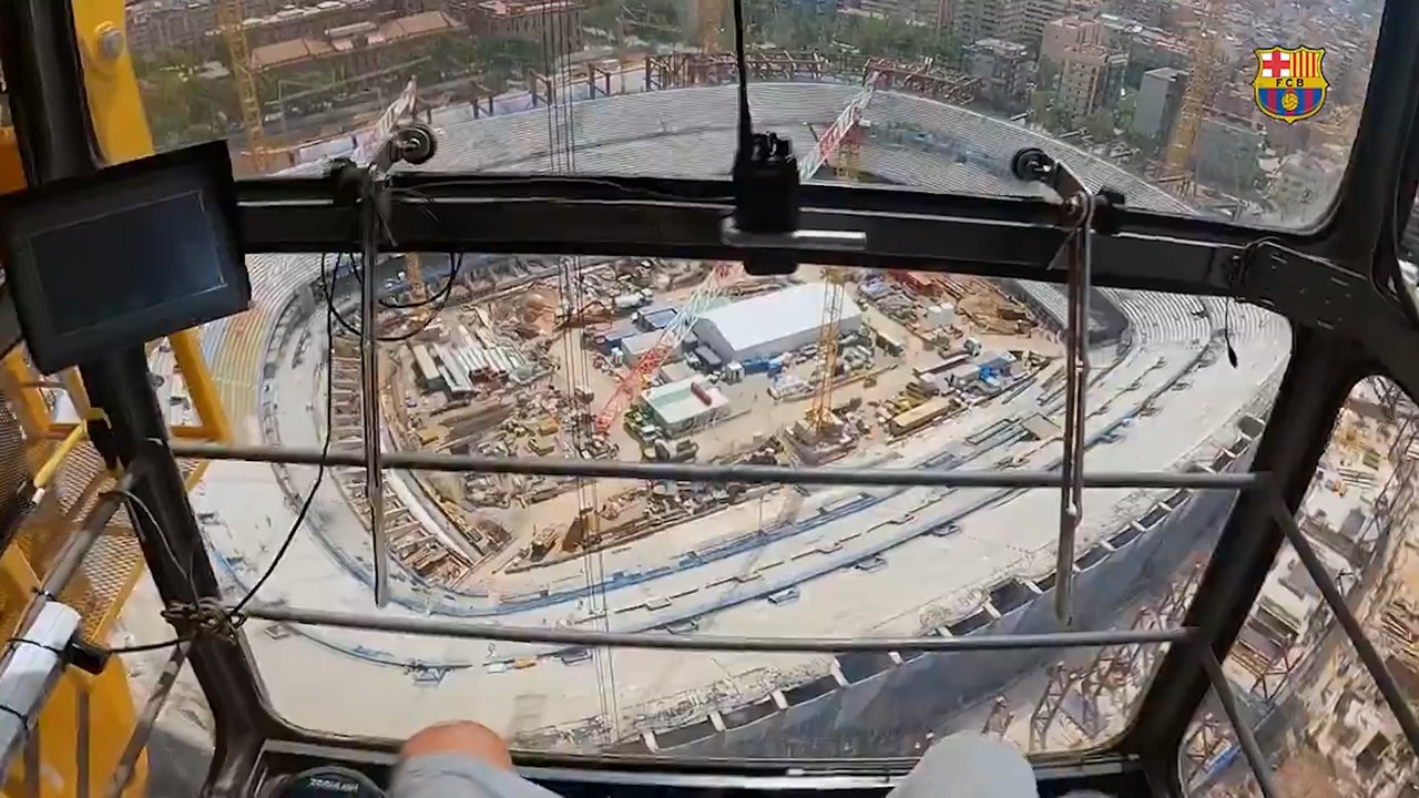 Barcelona: Así luce el nuevo Camp Nou visto desde arriba