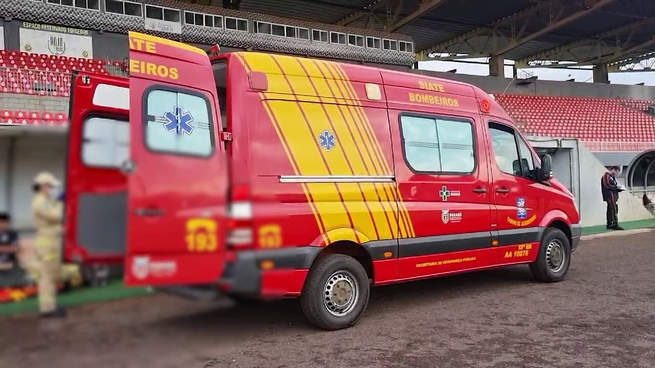 Adolescente sofre lesão durante treino de futebol no Estádio Olímpico de Cascavel