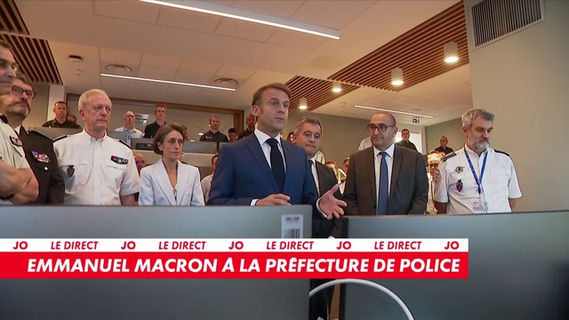 Emmanuel Macron remercie les forces de sécurité en place lors de la cérémonie d’ouverture des JO de Paris 2024