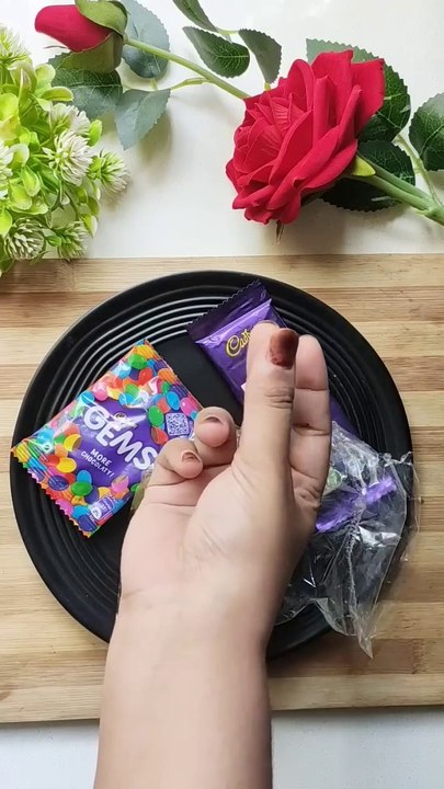 Cotton Candy Gems Chocolate #shorts #spicyfoodcorner #cartoon #shortvideo