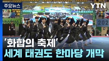 '화합의 축제' 태권도한마당 문경서 개막...전세계 4천여 명 참가 / YTN