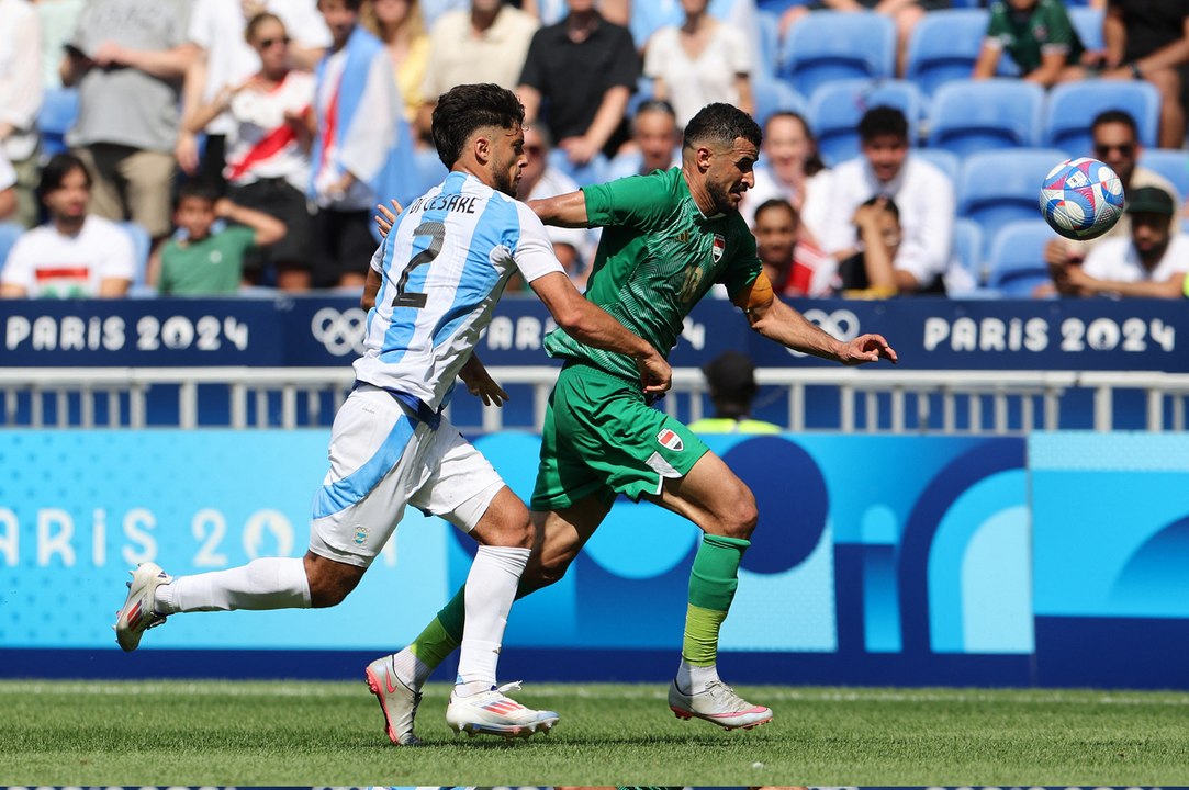 المنتخب الأرجنتيني يفوز على نظيره المنتخب العراقي