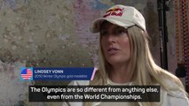 ‘Nothing like the Olympics on Earth’ says gold medallist Vonn