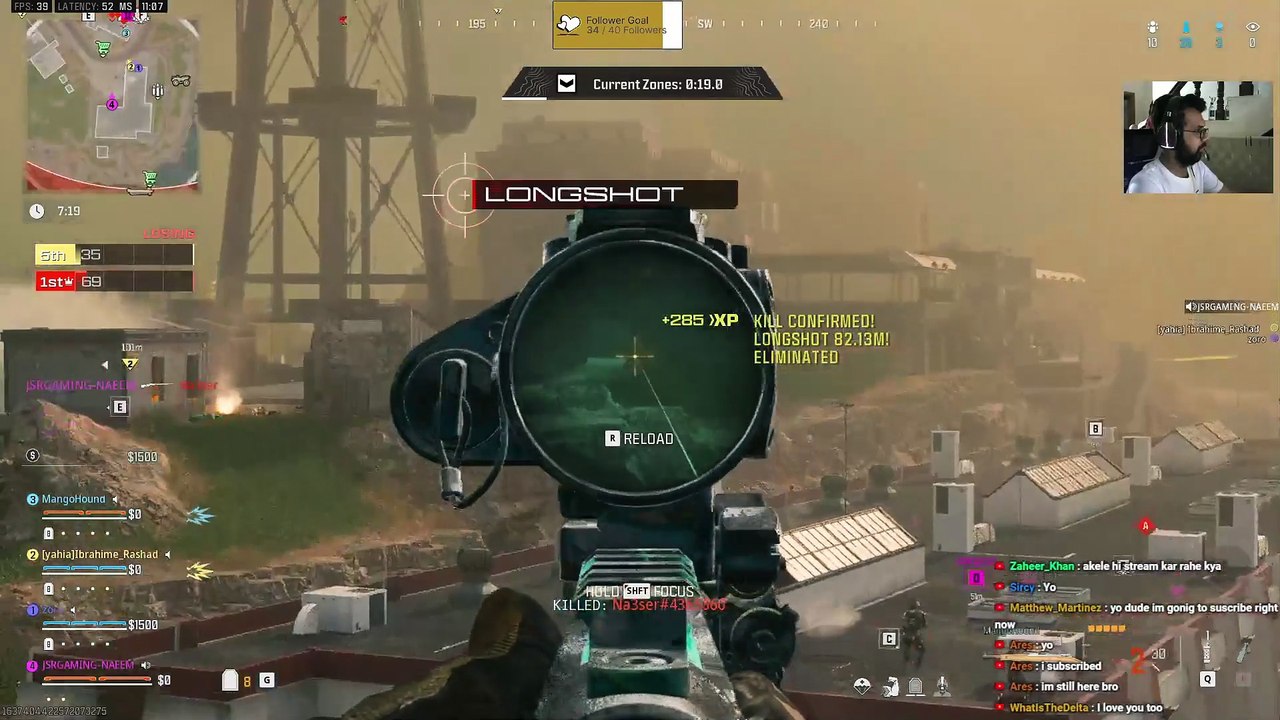 GAMING LOVERS GATHER AROUND FOR KILL SHOT COD WARZ