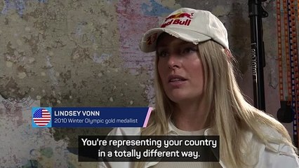‘Nothing like the Olympics on Earth’ says gold medallist Vonn
