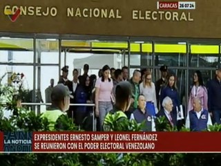 Veedores internacionales hacen un llamado al pueblo venezolano a reconocer los resultados del 28-J