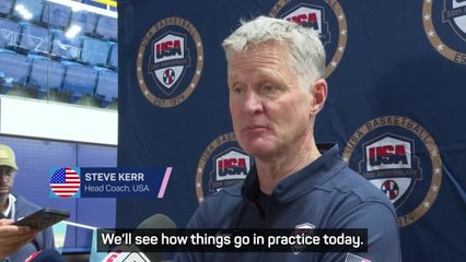 Kerr gives Kevin Durant fitness update