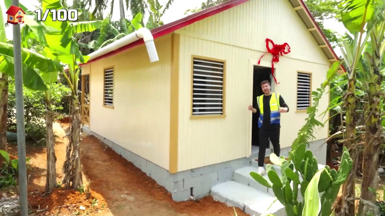 I Built 100 Houses And Gave Them Away!