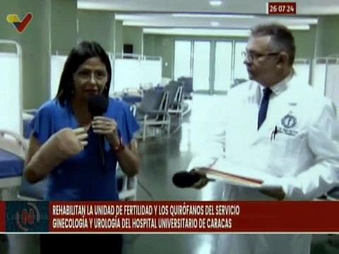 Gobierno Nacional rehabilita la unidad de fertilidad en el Hospital Universitario de Caracas