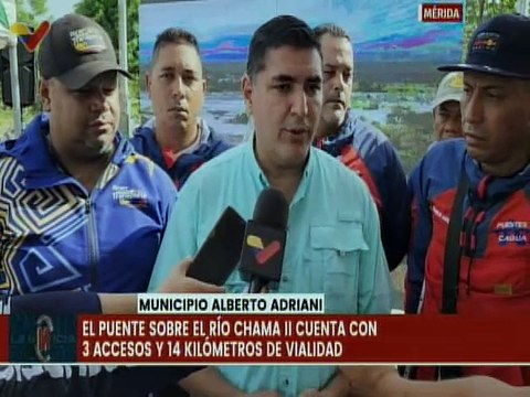 Mérida | Gobierno regional culmina trabajos del puente II sobre el Río Chama