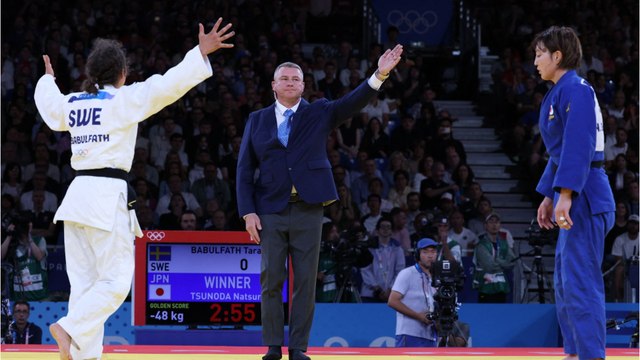Voici - “Grosse incompréhension” : les internautes ulcérés par l’arbitrage lors des demi-finales féminines de judo aux JO 2024
