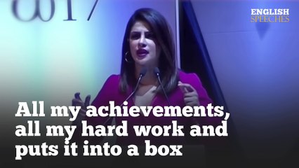 English Speech | Priyanka Chopra: Be Fearless (English Subtitles)