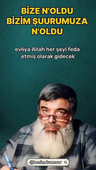 BİZE N'OLDU BİZİM ŞUURUMUZA N'OLDU|TİMURTAŞ HOCA