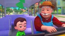 The Wheels on The Bus Song (Animal Version) - Lalafun Nursery Rhymes & Kids Songs