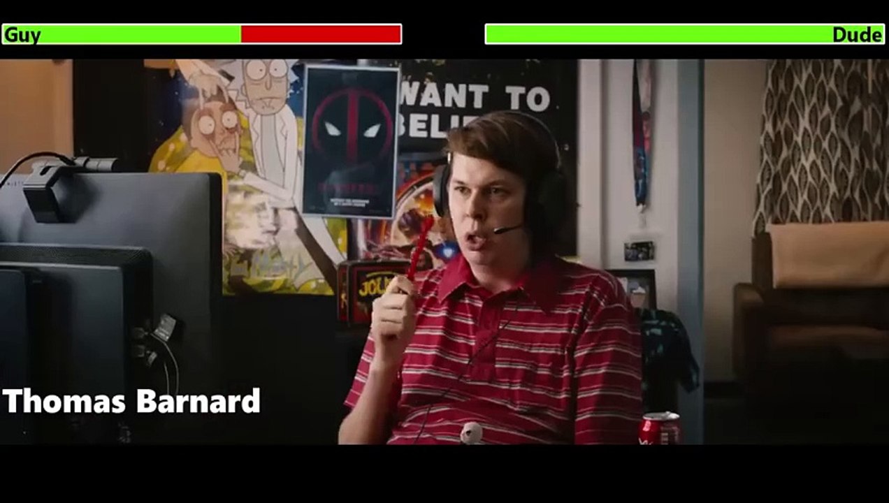 Free Guy (2021) Final Battle with healthbars (WATERMARKED Version