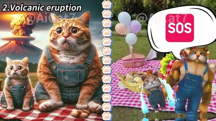 Poor Ginger Cat  VIDEOS 1 ( 3 MINUTES )  #cats