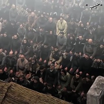 Muslims praying nimaz of Jummah