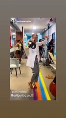 Ο γιατρός: Η Ευδοκία Ρουμελιώτη χορεύει Ικαριώτικο στα γυρίσματα της σειράς