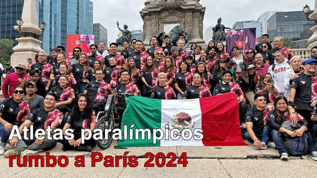 Atletas paralímpicos mexicanos se alistan rumbo a París 2024