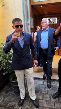 Nick Jonas à la soirée Ralph Lauren à Paris