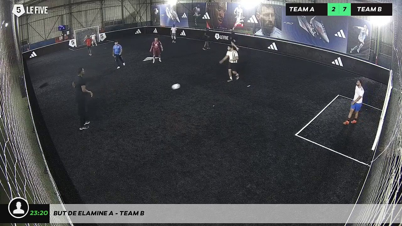 But de Elamine A - Team B