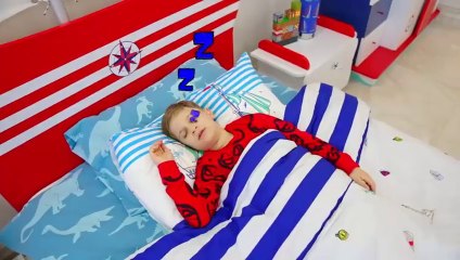 Diana helps Roma get ready for school