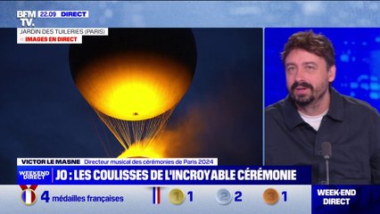 Cérémonie d'ouverture: "Ils n'ont été appelés que le jour même, Teddy Riner et Marie-José Pérec", confie Victor Le Masne, directeur musical des cérémonies des JO de Paris 2024