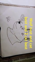 Abubakar The Kid Sketching Master - Puppy Sketch