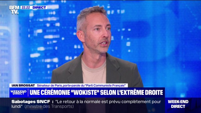 Cérémonie des JO de Paris 2024: Ian Brossat (PCF) salue un spectacle qui a montré la France telle qu'elle est aujourd'hui, diverse, plurielle