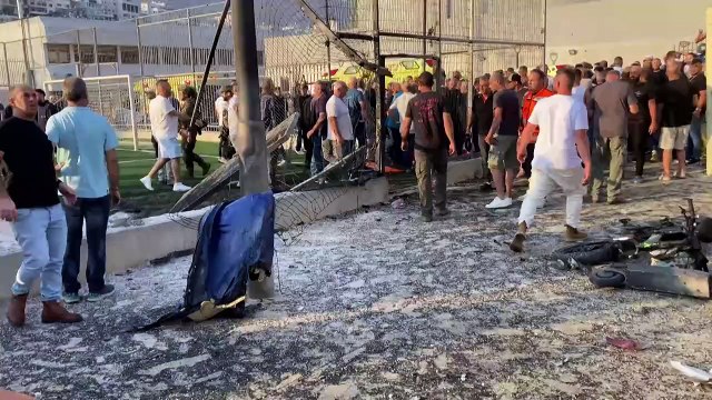 Una decena de muertos por cohetes lanzados desde Líbano en los Altos del Golán