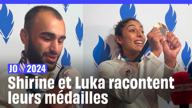 JO 2024 : « On va kiffer » racontent Shirine Boukli et Luka Mkheidze après leurs médailles