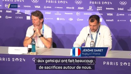 Paris 2024 - Daret : “Le rugby à 7, c’est un truc de fou”