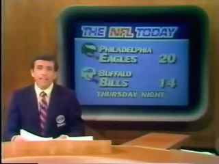 NFL Today  1981 halftime report