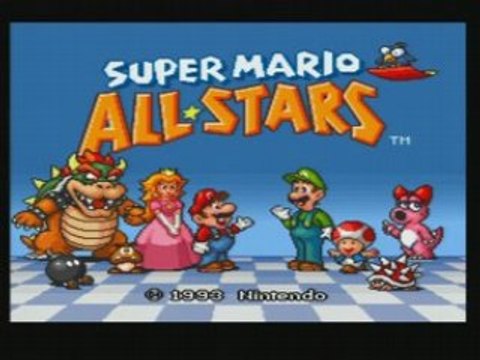 ingame SMAS : Super Mario Bros