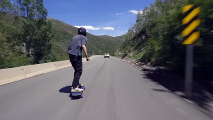 Longboarding - Passing Cars Down Epic Mountain Road!