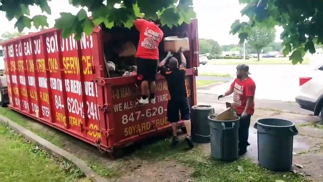 Commercial Building Junk Removal 8 Unit Handyman Hoarder House Cleanout